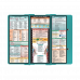 WhiteCoat Clipboard® Trifold - Teal Physical Therapy Edition